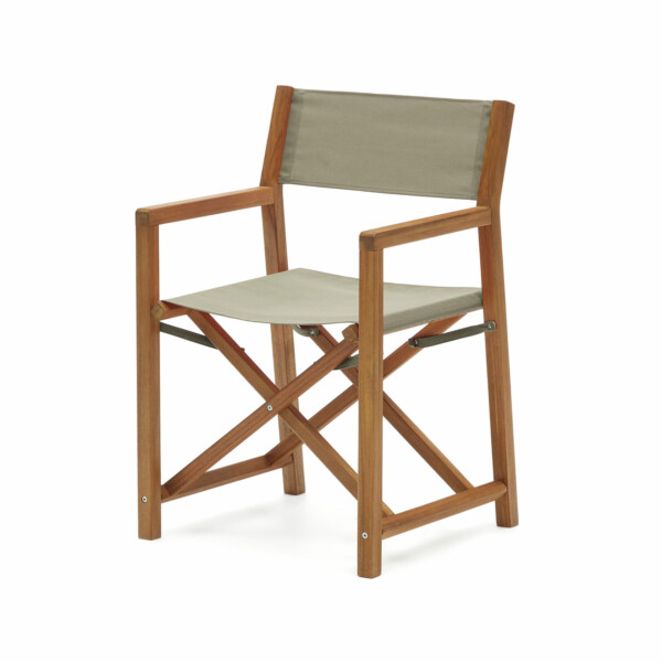 Thianna Складной стул зеленого цвета с основанием из массива акации - фото 6